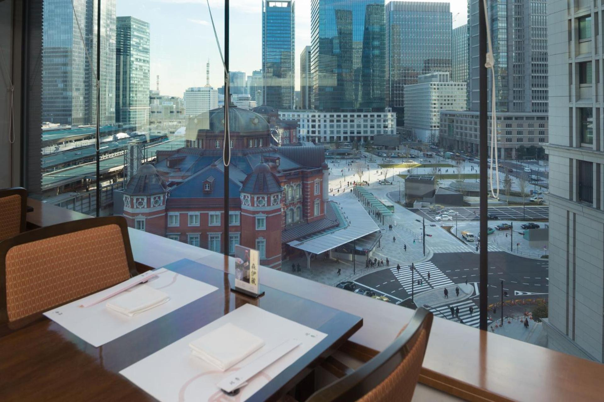 Marunouchi Hotel Tokyo Eksteriør billede View from the restaurant